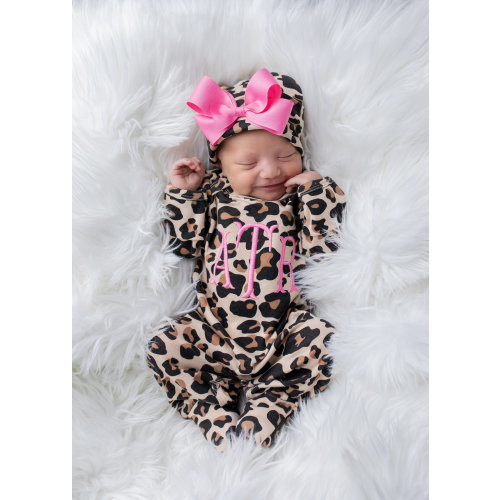Baby Girl Coming Home Outfit, Baby Girl Clothes, Personalized Baby Girl Gift, Newborn Girl Clothes, Newborn Girl Outfit, Newborn Hat