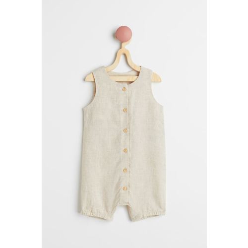 Linen romper suit