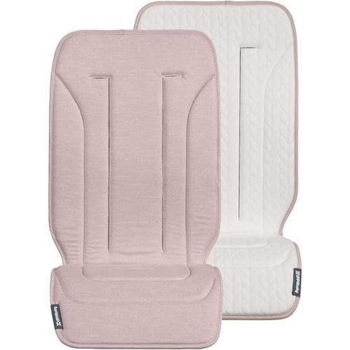 UPPAbaby Reversible Seat Liner/Water-Resistant and Comfortable/Easy Stroller Attachment/Phoebe (Breathable Light Grey/Cozy Fleece)
