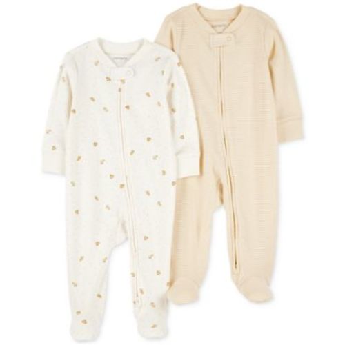 Baby 2-Pk. Cotton Sleep & Play Pajamas