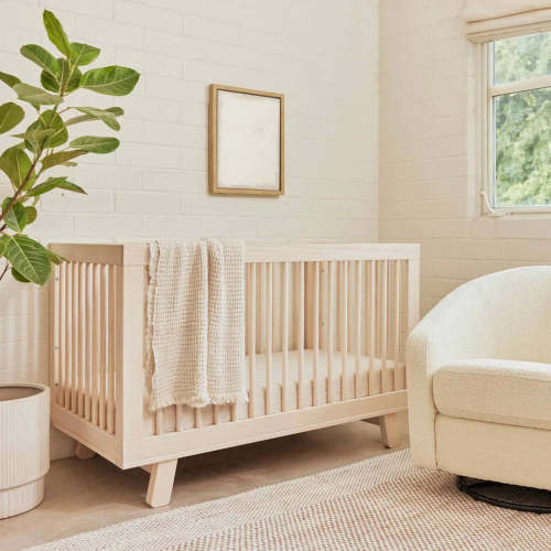 Hudson 3-in-1 Convertible Crib with Toddler Bed Conversion Kit