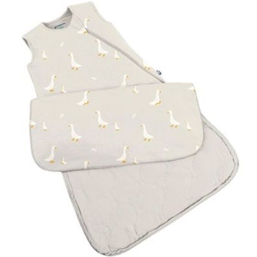 günamüna® Baby Bamboo Rayon with DIAPER-ZiPPER Sleep Bag 0.5 TOG - Goose - 9-12 Months