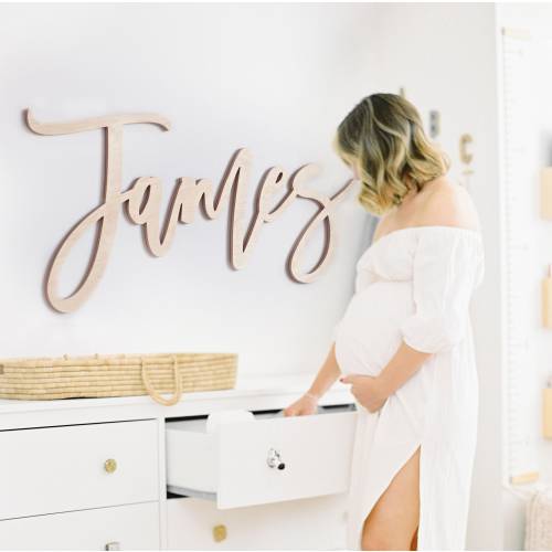 Custom Wood Name Sign for Nursery Boy or Girl,Over Crib Sign, Baby Name Sign, Family Name Sign, Custom Name Sign, Wooden Sign, Nursery Decor
