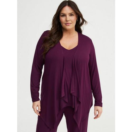 Super Soft Drape Front Cardigan