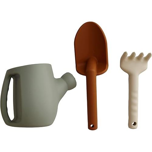 Marlowe & Co Silicone Gardening Set, Garden Tools and Beach Toys for Children (Dried Thyme)