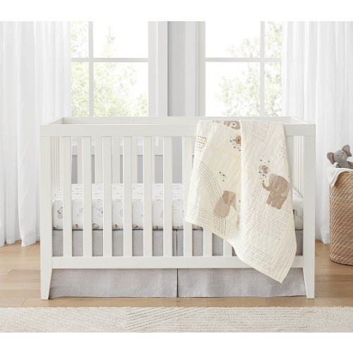 Ellis Elephant Baby Bedding | Pottery Barn Kids : QUILT