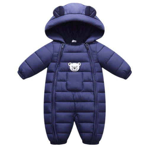 Lovebay Newborn Baby Girl Boy Hooded Bear Snowsuit Down Jumpsuit Puffer Romper Coat