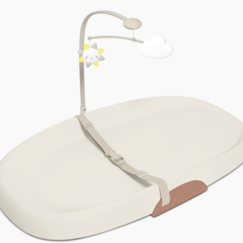 Skip Hop Nursery Style Wipe-Clean Changing Pad - Oat, 16"