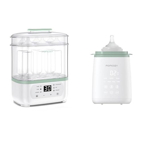 Momcozy Sterilizer and Dryer & Momcozy Bottle Warmer