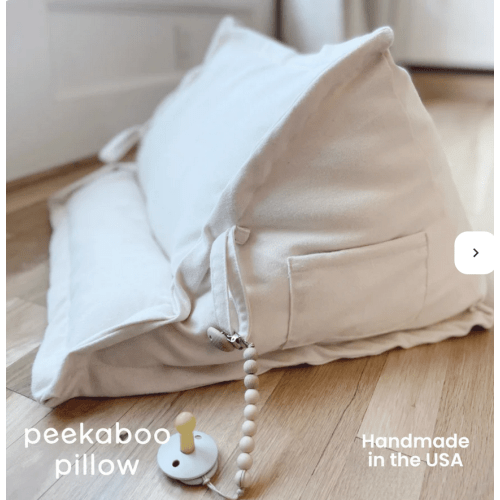 Peekaboo Pillow™ Official Site - Organic Infant Lap Pillow