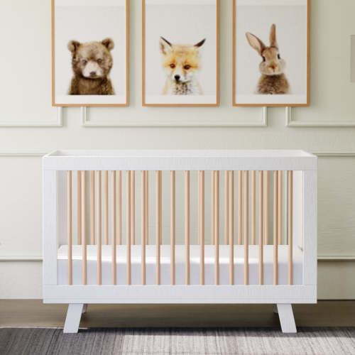 Babyletto Hudson 3-in-1 Convertible Crib with Toddler Bed Conversion Kit