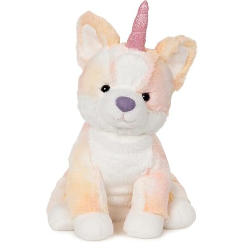 GUND Glamour Corgicorn Plush Stuffed Unicorn Corgi Dog Toy for Ages 1 and Up, Multicolor, 9"