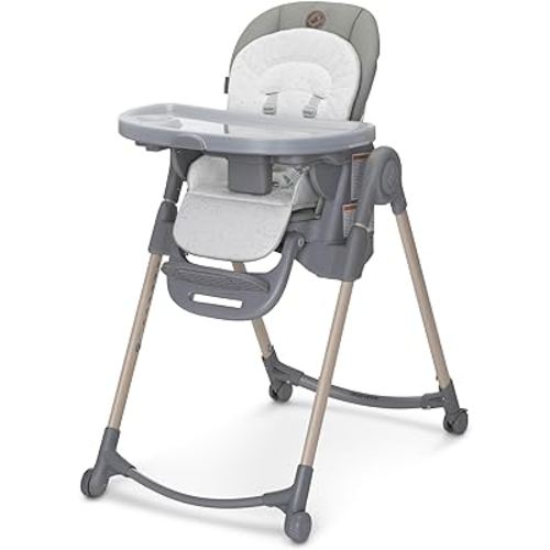Maxi-Cosi Minla 6-in-1 High Chair Classic Green: Portable and Foldable Baby High Chair, 6-in-1 Highchair for Babies and Toddlers