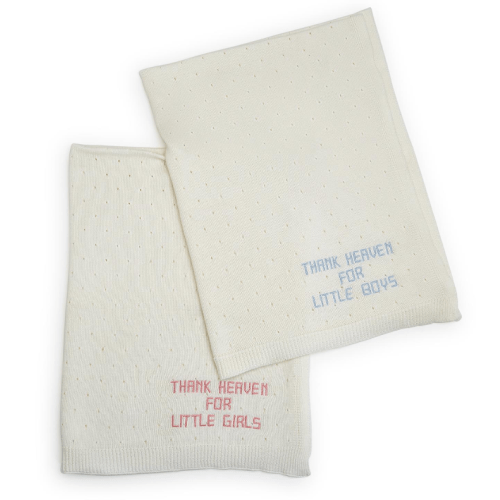 Thank Heaven Soft Knit Blanket | Cotton