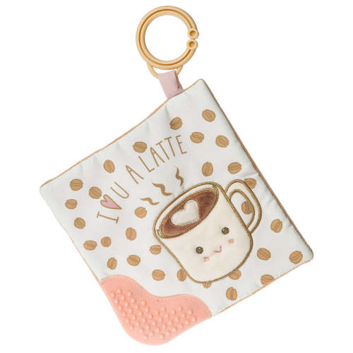 Crinkle Teether Toy, Latte