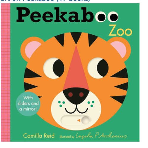 Peekaboo: Zoo: (An Interactive Board Book for Babies & Toddlers with Mirror & Sliders to Push, Pull, or Turn. Cute Zoo Animal Artwork Includes a Rhino, Hippo, Camel, & More.) (Peekaboo You)