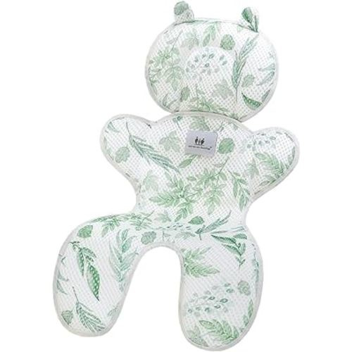 Baby Stroller Seat Liner Pad for Children 3D Mesh Breathable Stroller Infant Insert Cover Stroller Cushion Pad for Baby Stroller Seat Liners (Plant)