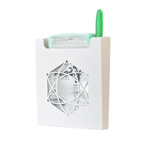 Magnetic Breastmilk Bag Holder/Organizer - Holds unused breastmilk Bags on The Fridge/Freezer (Motif Size, With Logo)