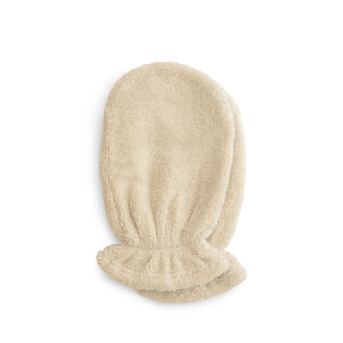mushie Baby Bath Mitt | Organic Cotton | Pack of 2 (Fog)