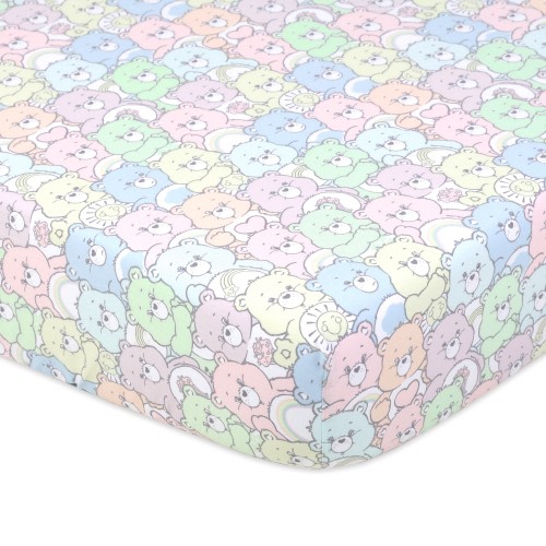 Care Bears Cot Fitted Sheet Rainbow