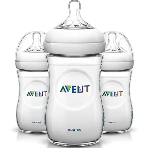 Philips Avent Natural Baby Bottle (Pack of 3)