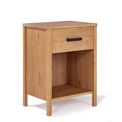 Cali One-Drawer Nightstand in Hazelnut