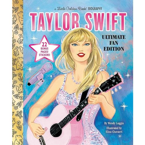 Taylor Swift Ultimate Fan Edition Little Golden Book Biography: 22 Bonus Pages! Stickers! Hardcover – November 5, 2024