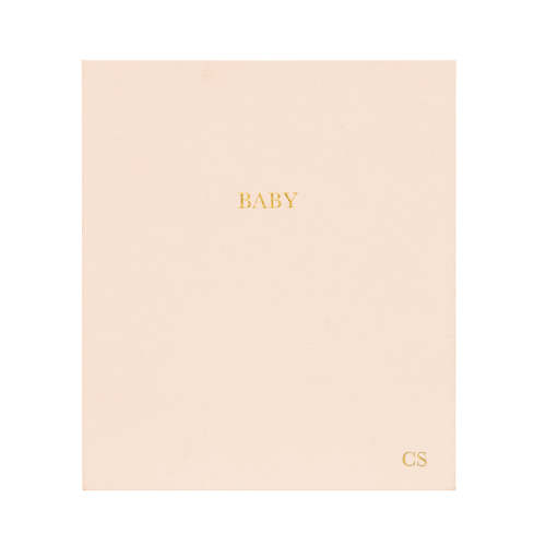 Pale Pink Baby Book