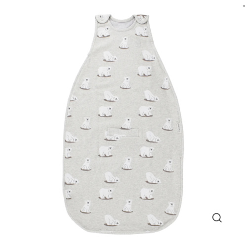 4 Season® Ultimate Baby Sleep Bag, Merino Wool & Organic Cotton, Polar Bear
