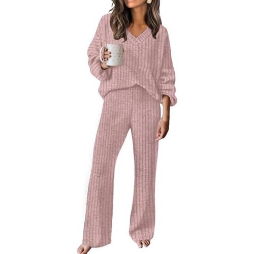 RUMIA Lounge Sets for Women 2026 Vacation Matching Track Suits Sweater Fall Outfits (S-2XL)