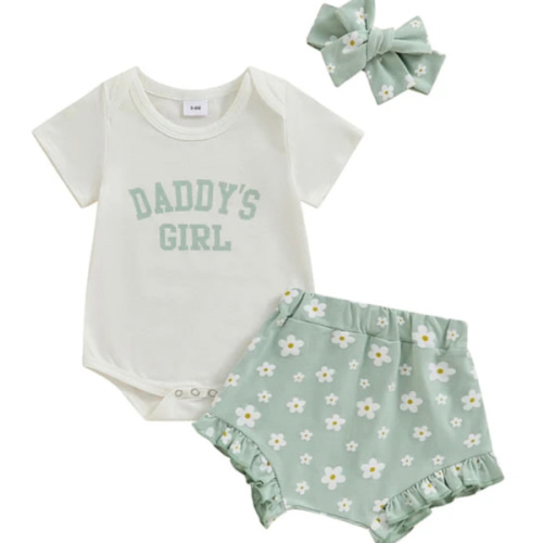 DADDY'S GIRL Daises Outfit - Hazel & Bo