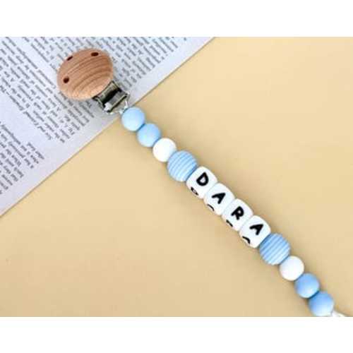 Personalized Pacifier Clip, Baby Shower Gift, Custom Soother Clip, Newborn Gift, Baby Binky Clip, Custom Dummy Clip, Baby Pacifier Holder - Etsy