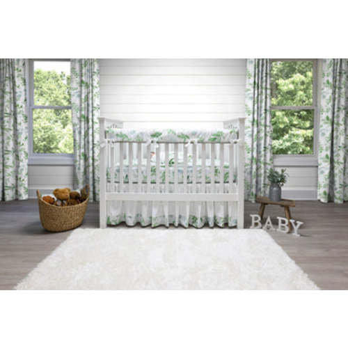 Floral and Pink Buffalo Plaid Crib Bedding - 3 Piece Set – New Arrivals Inc