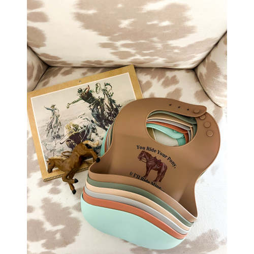 Ride Your Pony Silicone Bib