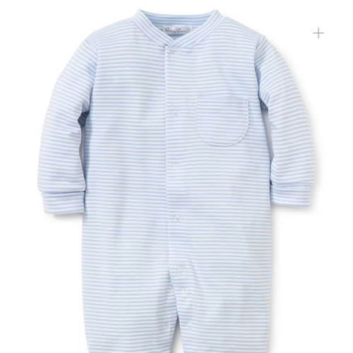Simple Stripes Blue Playsuit
