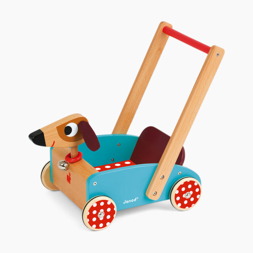 Janod Wooden Dog Cart