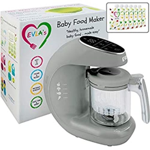Baby Food Maker | Baby food Processor | All-in-One Baby Food Puree Blender Steamer Grinder Mills Machine Auto Cooking & Grinding with Self Cleans Touch Screen LCD Display, BPA Free