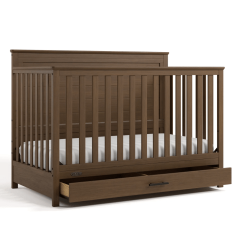 Graco® Tristan™ Convertible Crib With Drawer in Hazelnut