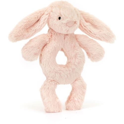 Jellycat Bashful Bunny Ring Rattle, Pink