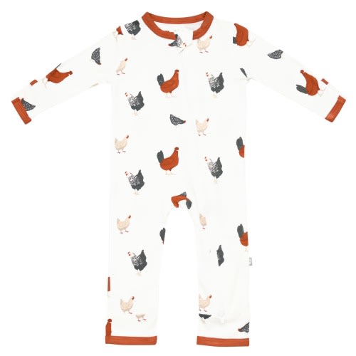 Zippered Romper in Chick