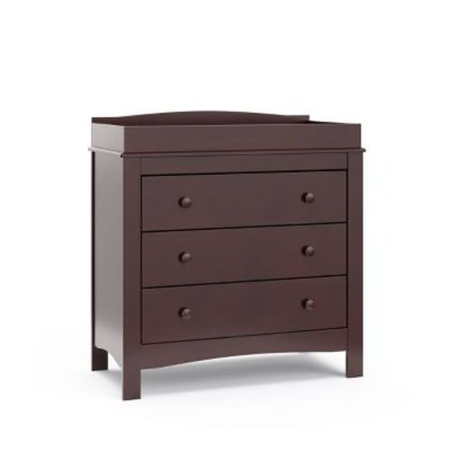 Graco Noah 3-drawer Dresser With Removable Changing Table Topper - Espresso