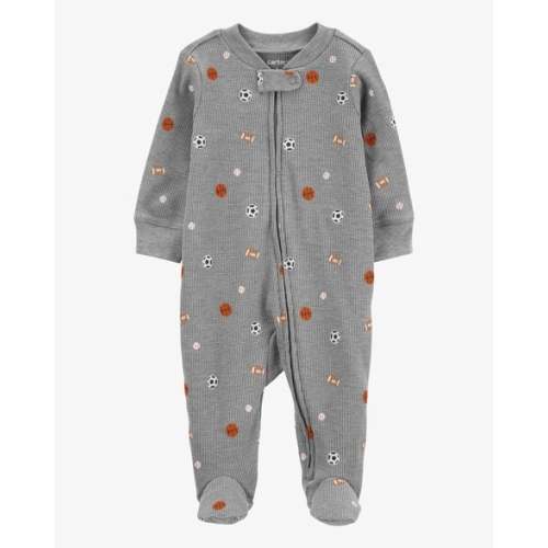 Baby Sports 2-Way Zip Thermal Sleep & Play Pajamas - Carter's | Carter's
