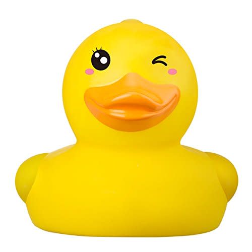 b&h Baby Thermometer, The Infant Baby Bath Floating Toy Safety Temperature Thermometer (Winking Duck)