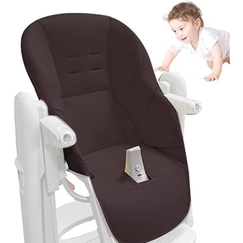 High Chair Covers for Baby, High Chair Cushion, Universial Replacement Cover for Gracos, Color Coffee
