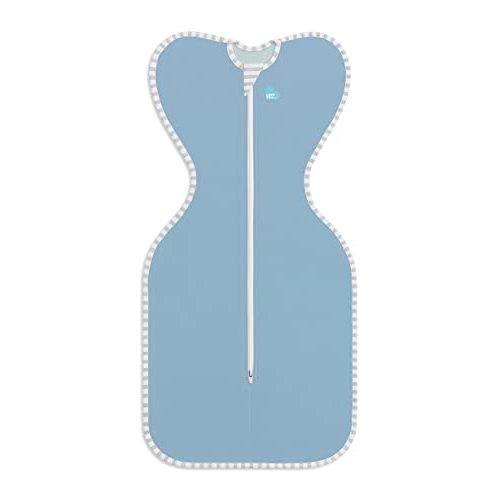 Love to Dream Swaddle UP, Baby Sleep Sack, Self-Soothing Swaddles for Newborns, Get Longer Sleep, Snug Fit Helps Calm Startle Reflex, New Born Essentials for Baby, 5-8.5 lbs, Blue