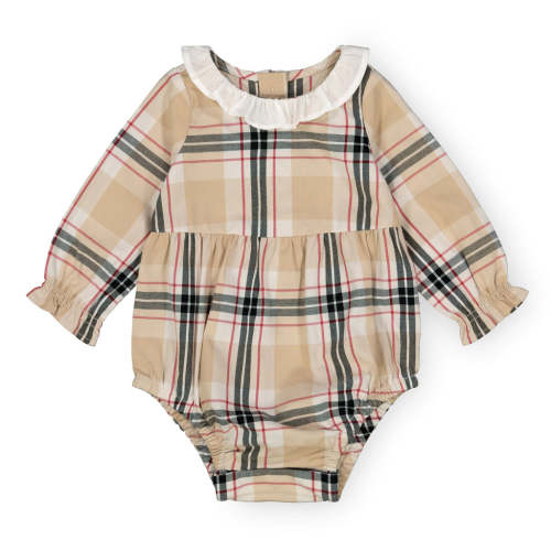 Ruffle Collar Bubble Romper