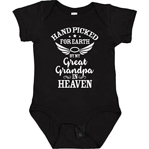 inktastic Handpicked for Earth By My Great Grandpa in Heaven Baby Bodysuit