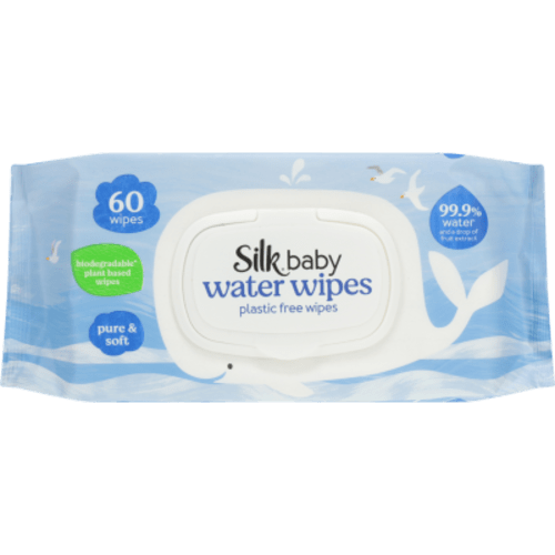 Silk Baby Water Wipes 60pk