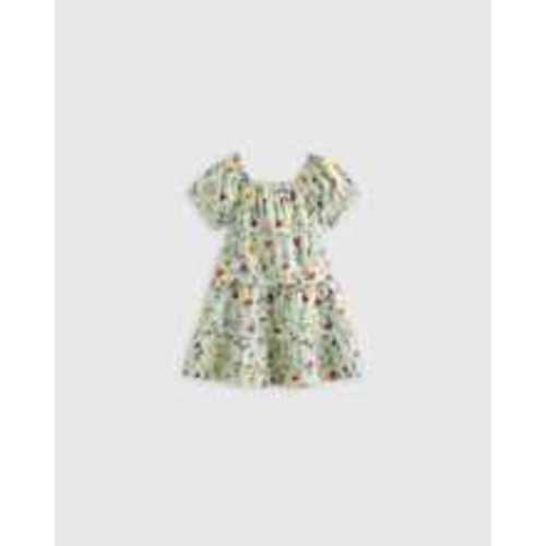 Girl's 100% Organic Cotton Poplin Tiered Dress