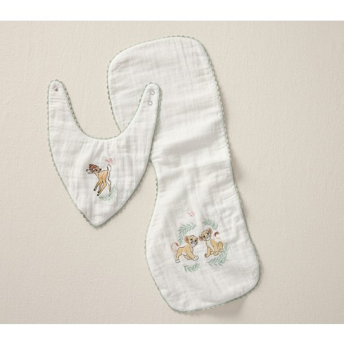 Pottery Barn Disney Baby Bib and Burp Set